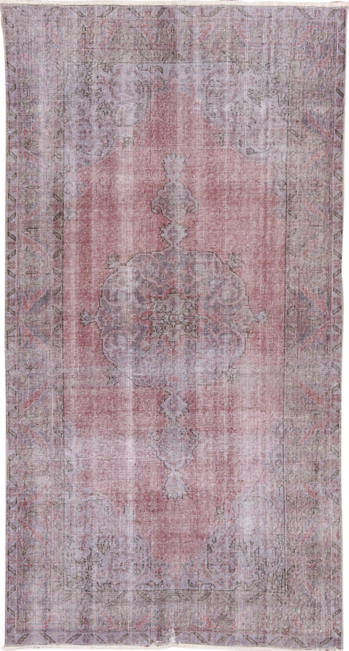 Antique Overdyed Area Rug (3' x 7')
